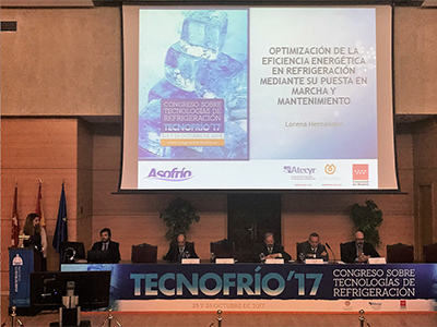Foto Tecnofrío 2017. Asofrío resalta la importancia de los frigoristas cualificados para alcanzar la eficiencia energética en las instalaciones.